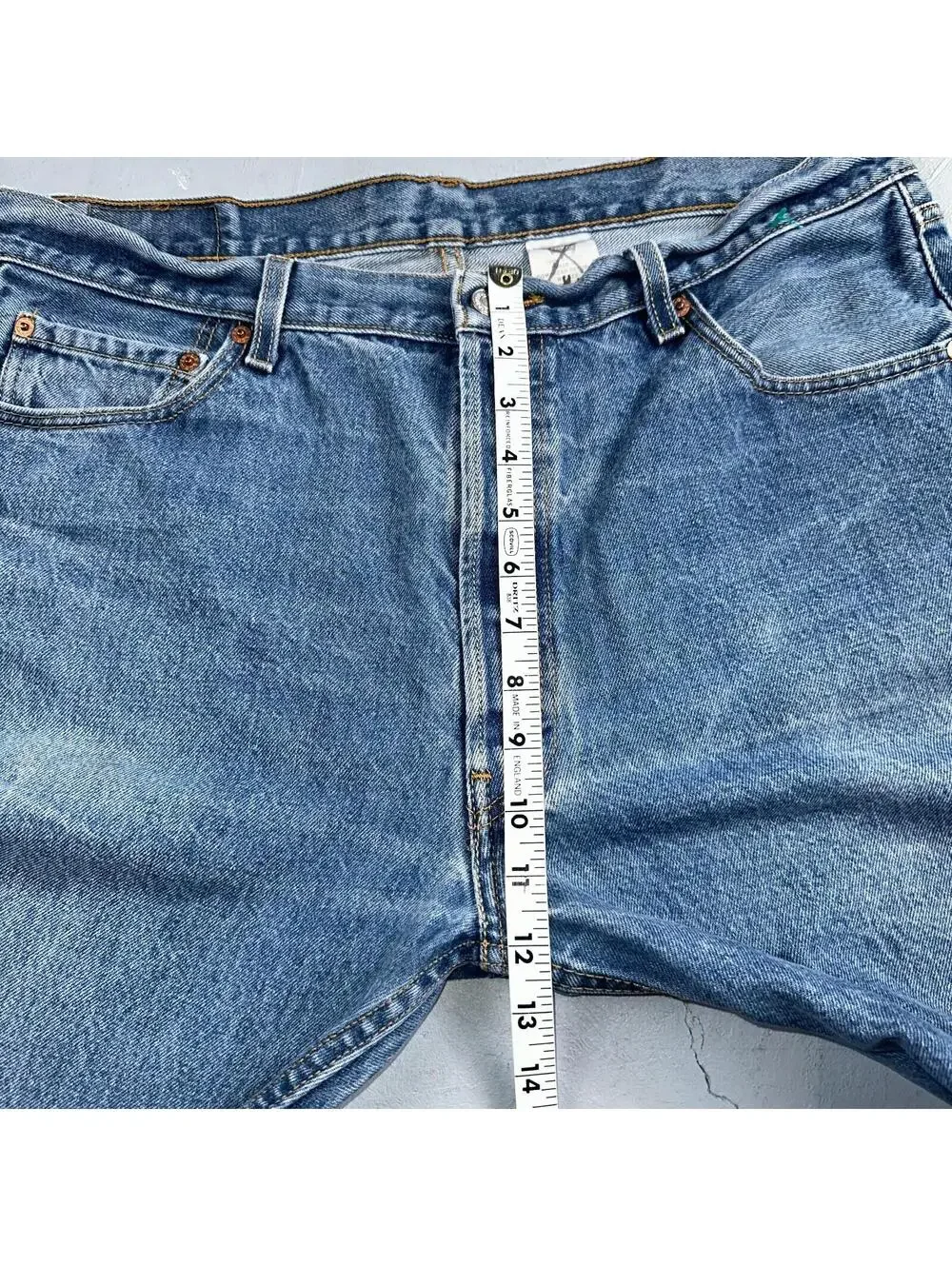 Levis 501 Vintage Y2K Mexico Straight Leg Jeans 38x32 90s Med Wash Act 36x28